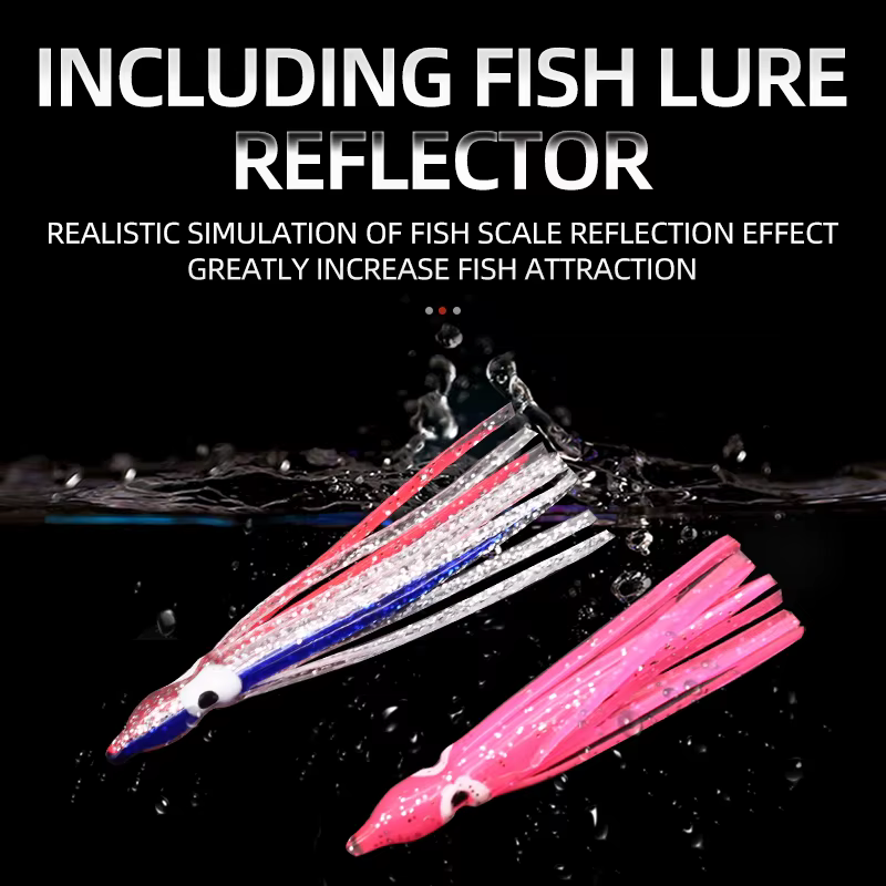 Señuelos Glow ShareShark Luminosos – Cebos Brillantes para Calamar y Pulpo - imagen 2