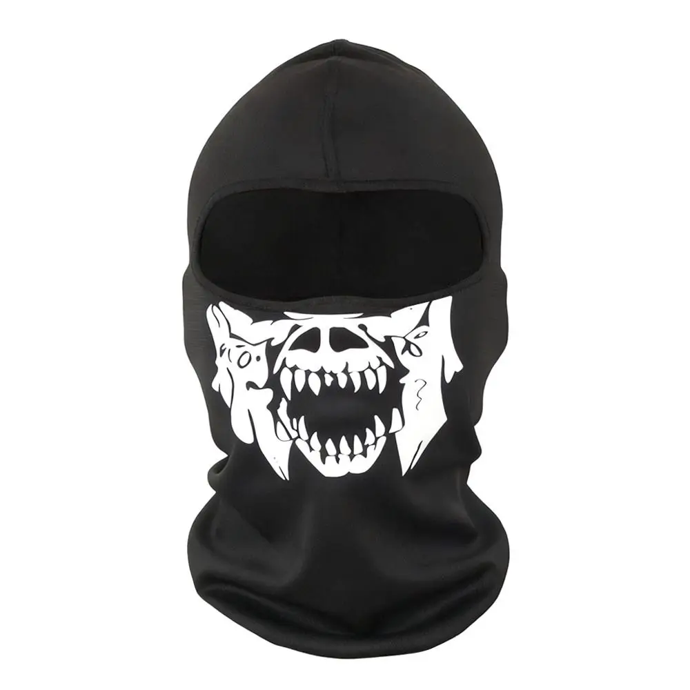 Pasamontañas calavera con protección UV, cortavientos y cuello - imagen 3