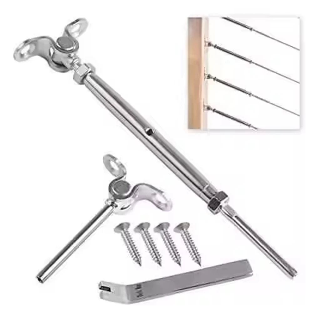 Accesorios barandillas de cable CNC en acero inox para pasamanos - imagen 5