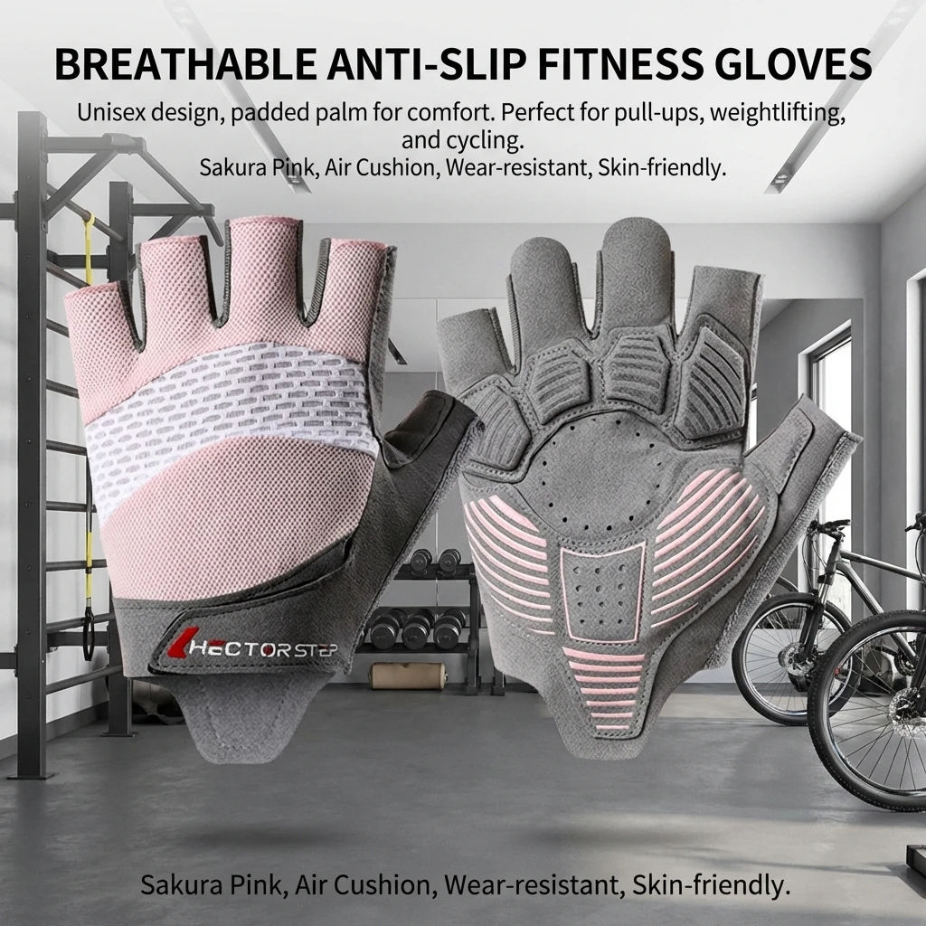 Guantes deportivos transpirables con diseño antideslizante