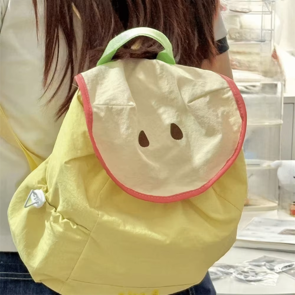 Mochila Coreana con Cordón para Mujer – Bolso Frutas Dopamina Gran Capacidad - imagen 4