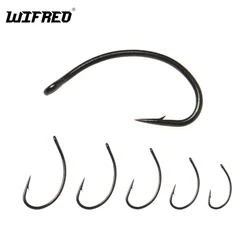 Wifreo Anzuelos Curvos para Mosca Ninja Caddis – Larvas y Camarón