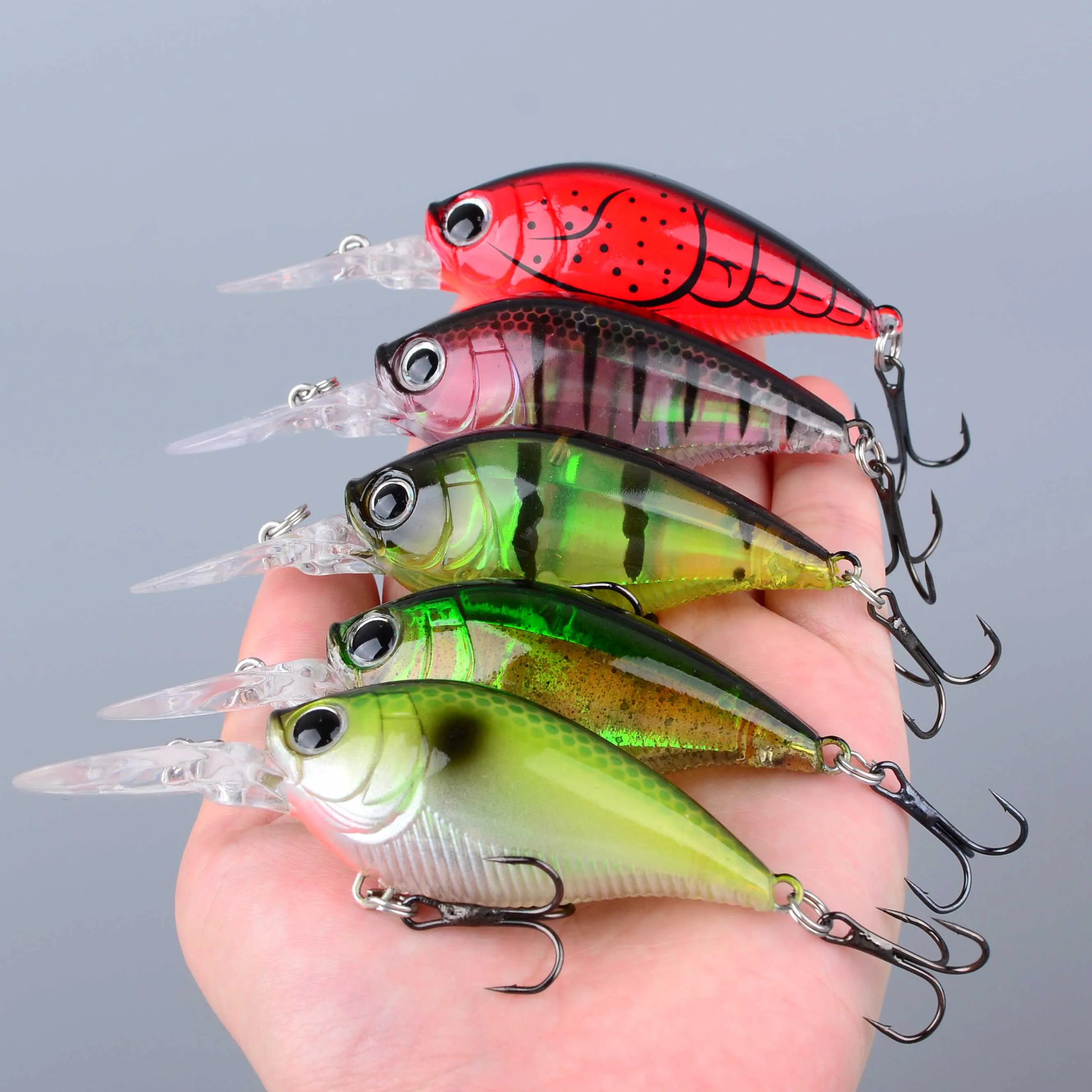 Wobbler/minnow para lanzar y recuperar