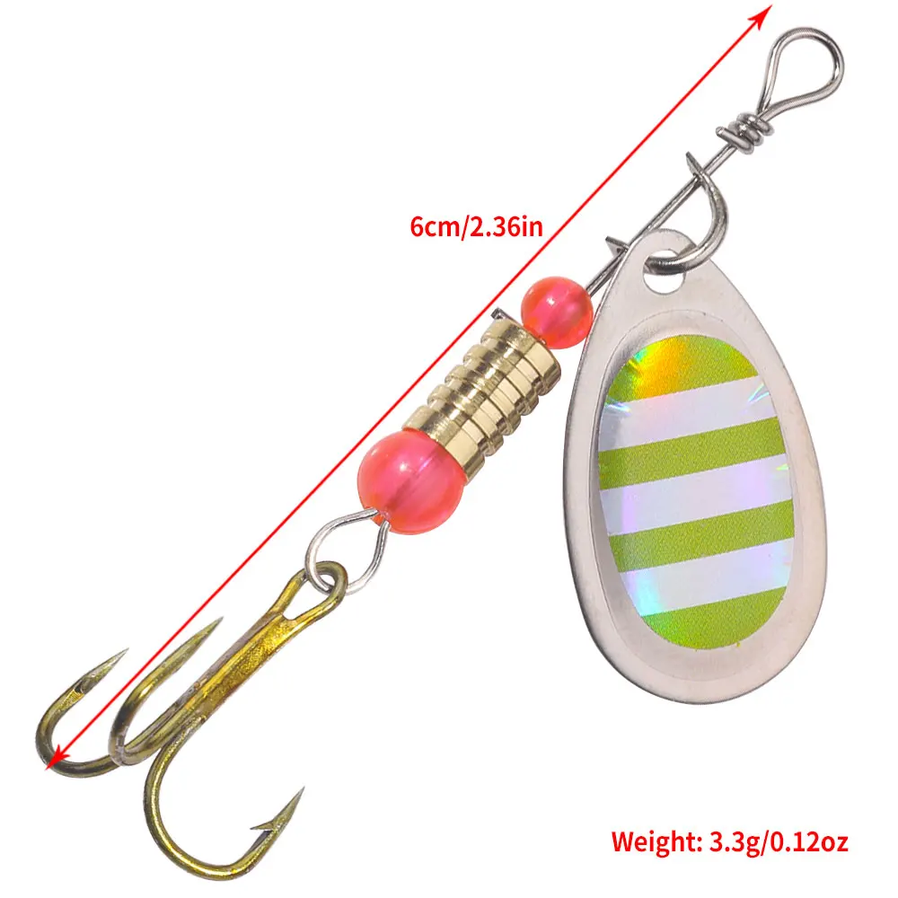 Señuelo Cuchara Spinner 6cm 3g – Ideal para Lucio y Walleye - imagen 5
