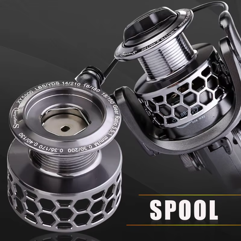 Sougayilang Carrete Giratorio 13+1BB – Aluminium ligero - imagen 3