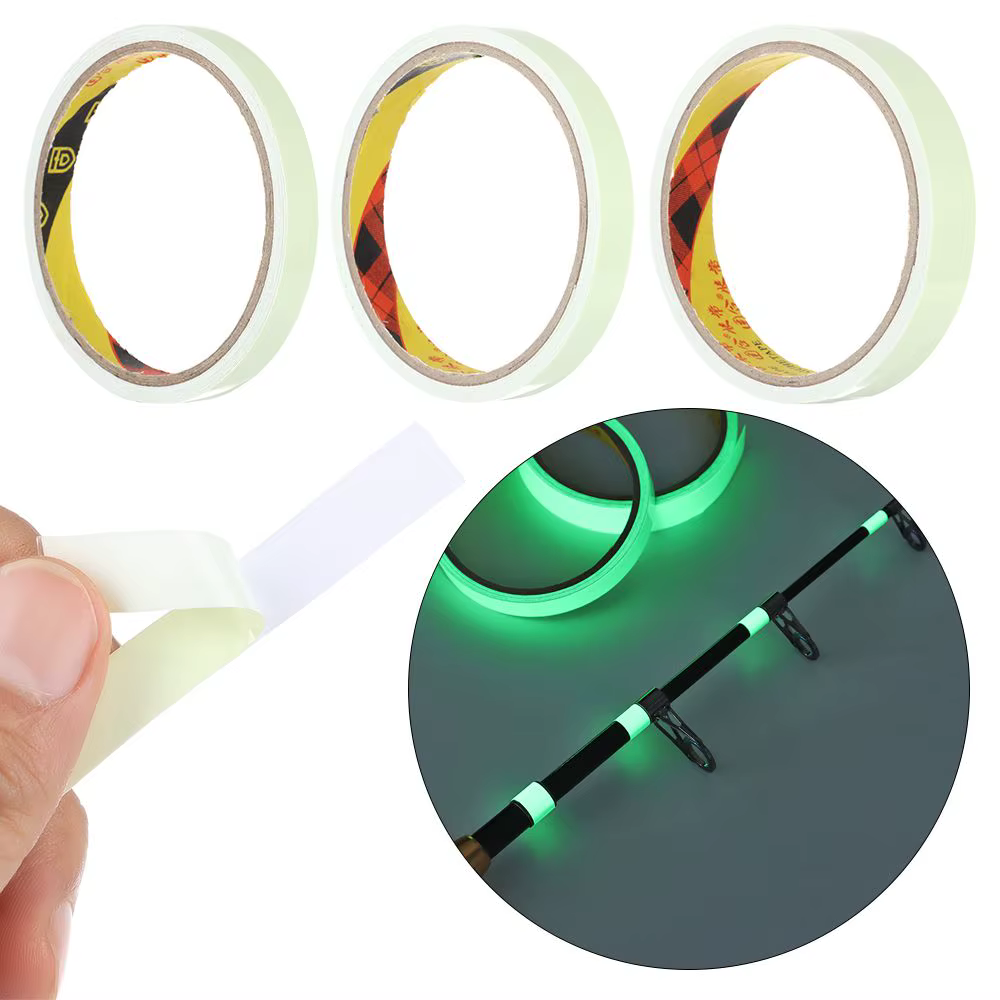 Cinta luminosa verde para pesca – autoadhesiva y fluorescente - imagen 3