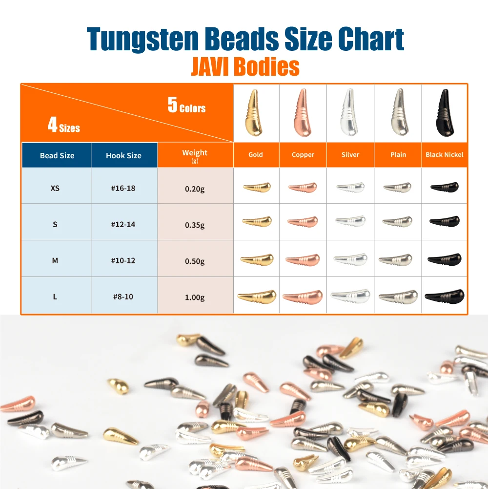 MUUNN Perlas para moscas de trucha: ninfas y caddis DIY - imagen 4