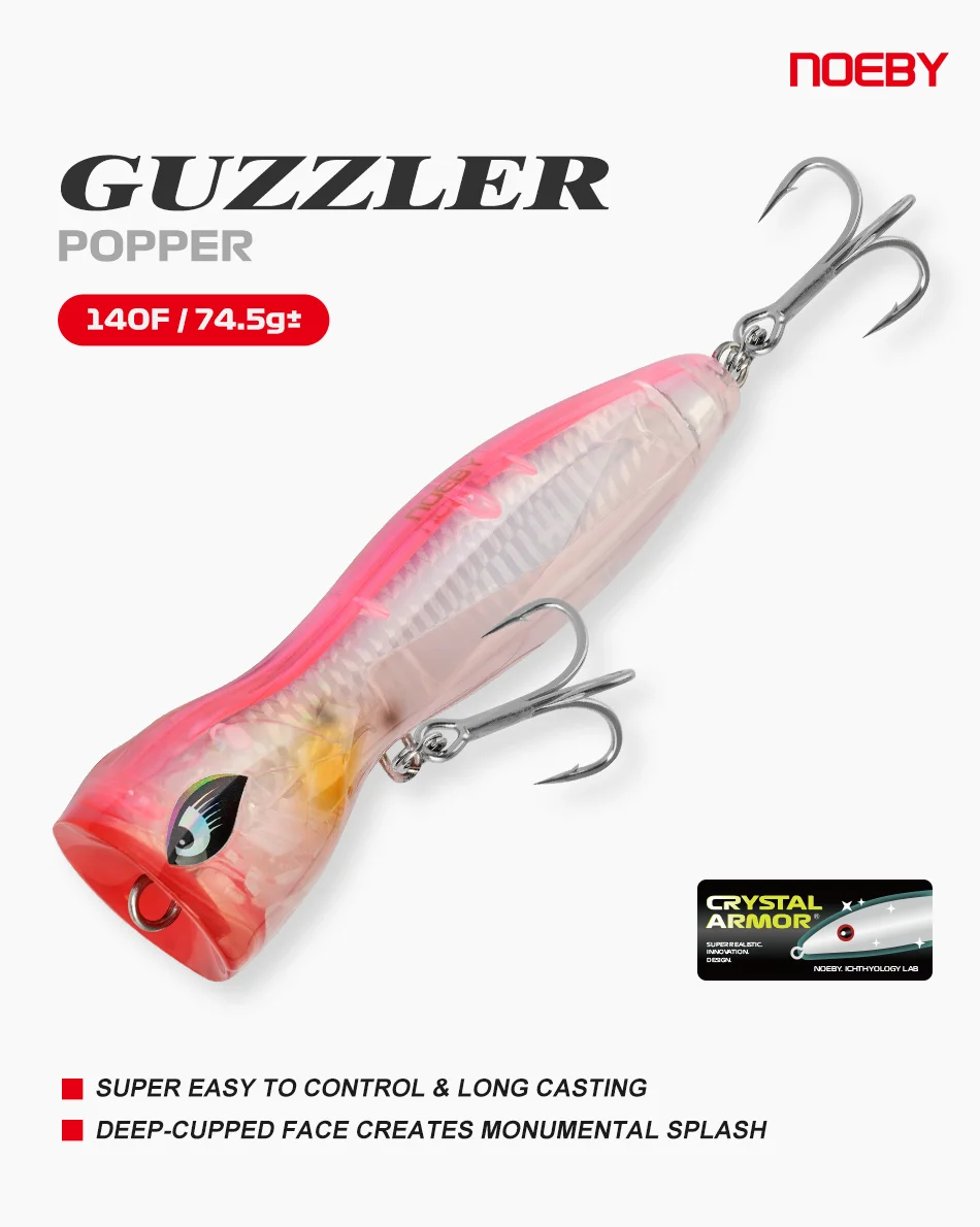 Noeby Guzzler Popper cara de copa profunda