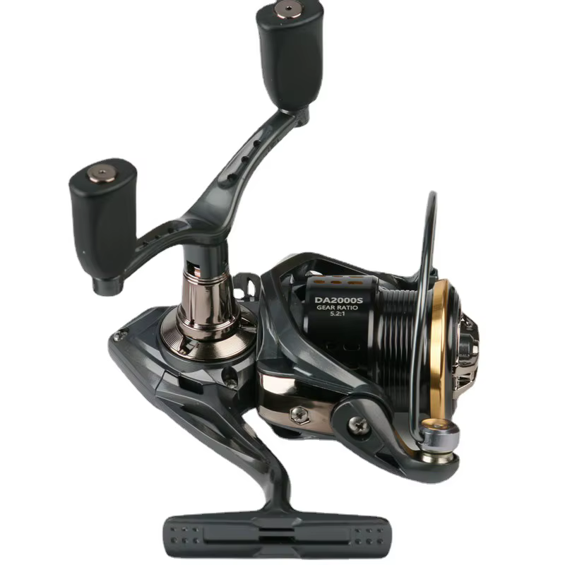 Carrete DA 2000S/3000S – 5 rodamientos, doble balancín metal, 15kg arrastre