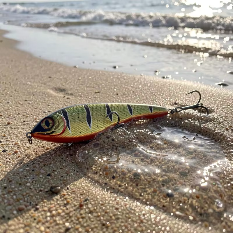 Señuelo Jerkbait Hundidor para Lucio – Cebo con Anzuelos Triples - imagen 2