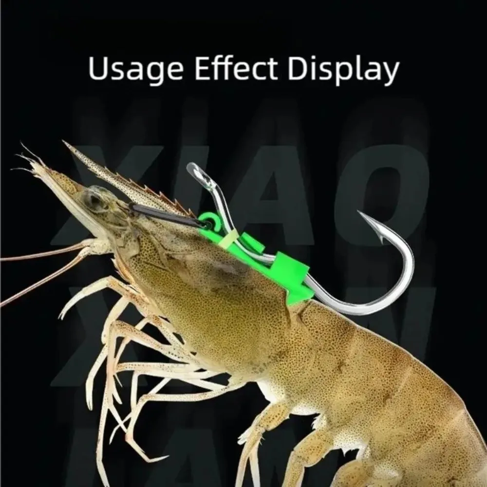 Anzuelos luminosos acero inoxidable anti-enredos para camarón vivo - imagen 2