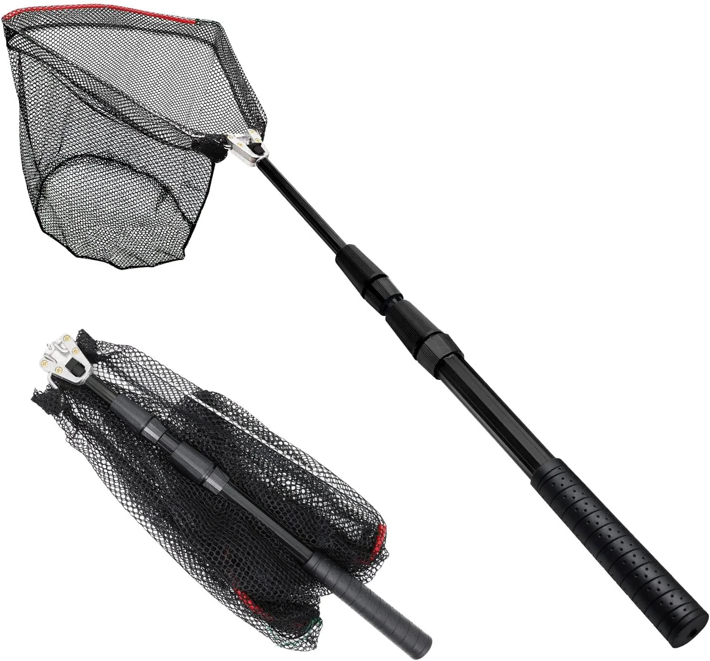 Red de pesca plegable SAN LIKE con mango telescópico antideslizante