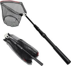Red de pesca plegable SAN LIKE con mango telescópico antideslizante