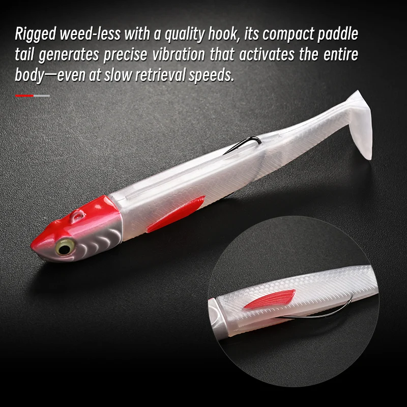 Vinilo ALLBLUE Tidal Minnow 85mm – Señuelo artificial en agua salada - imagen 4