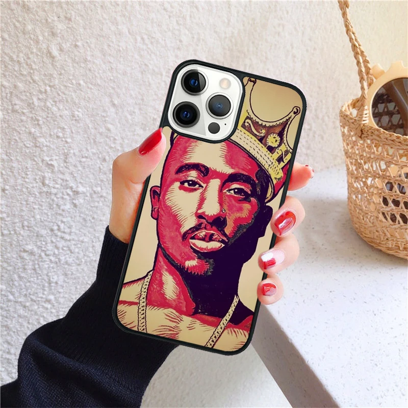 Funda Freddo 2Pac Tupac Shakur para iPhone vista frontal