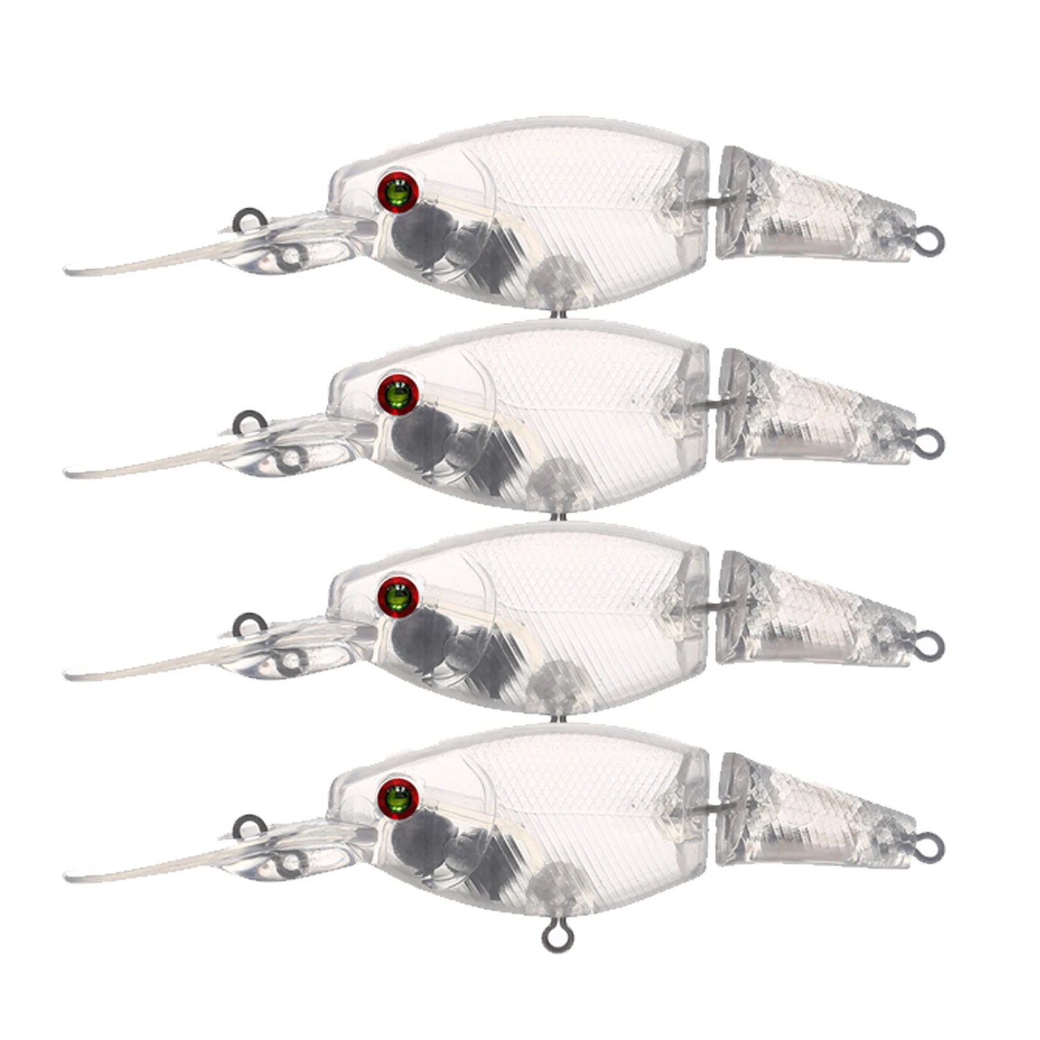 Señuelos articulados swimbait de superficie DIY FREE FISHER
