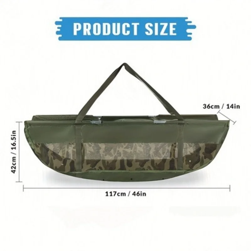 Bolsa de pesaje carpas plegable impermeable de malla PVC - imagen 4