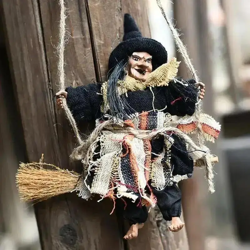 Colgante de bruja aterradora para Halloween, colgar - imagen 4