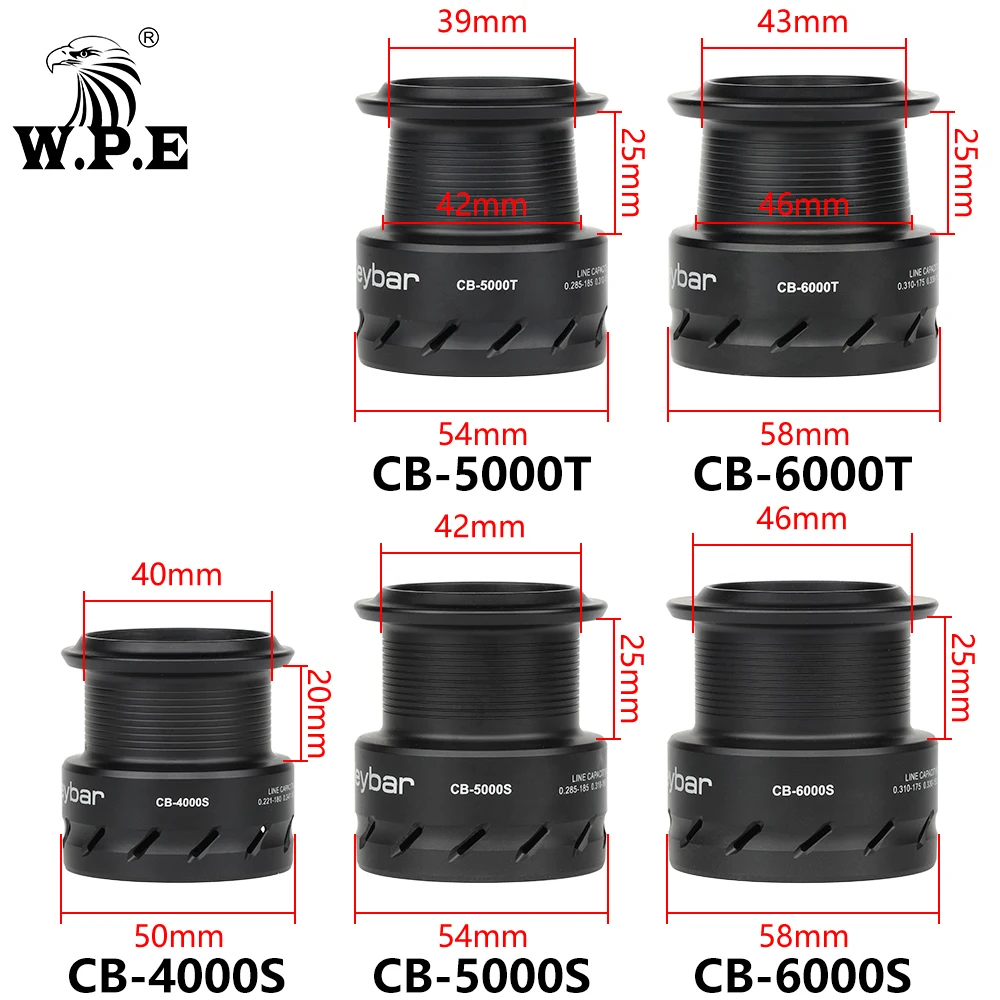 Carrete Spinning Ceybar W.P.E – 7+1 rodamientos, talla 4000-6000 - imagen 5