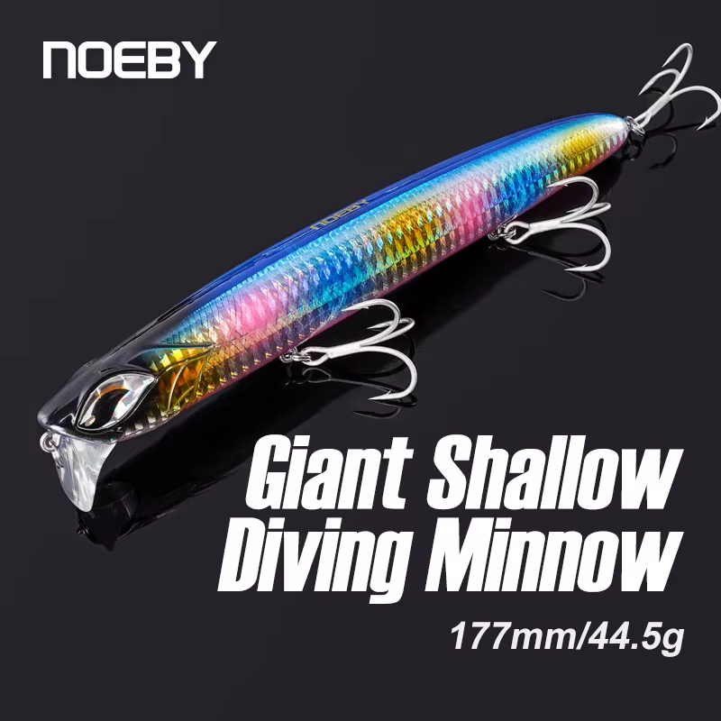 Noeby Minnow Jerkbait flotante – Señuelo de superficie - imagen 2