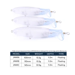 Hanlin Cebos Giratorios Topwater - Alta Rendición para Pesca Deportiva