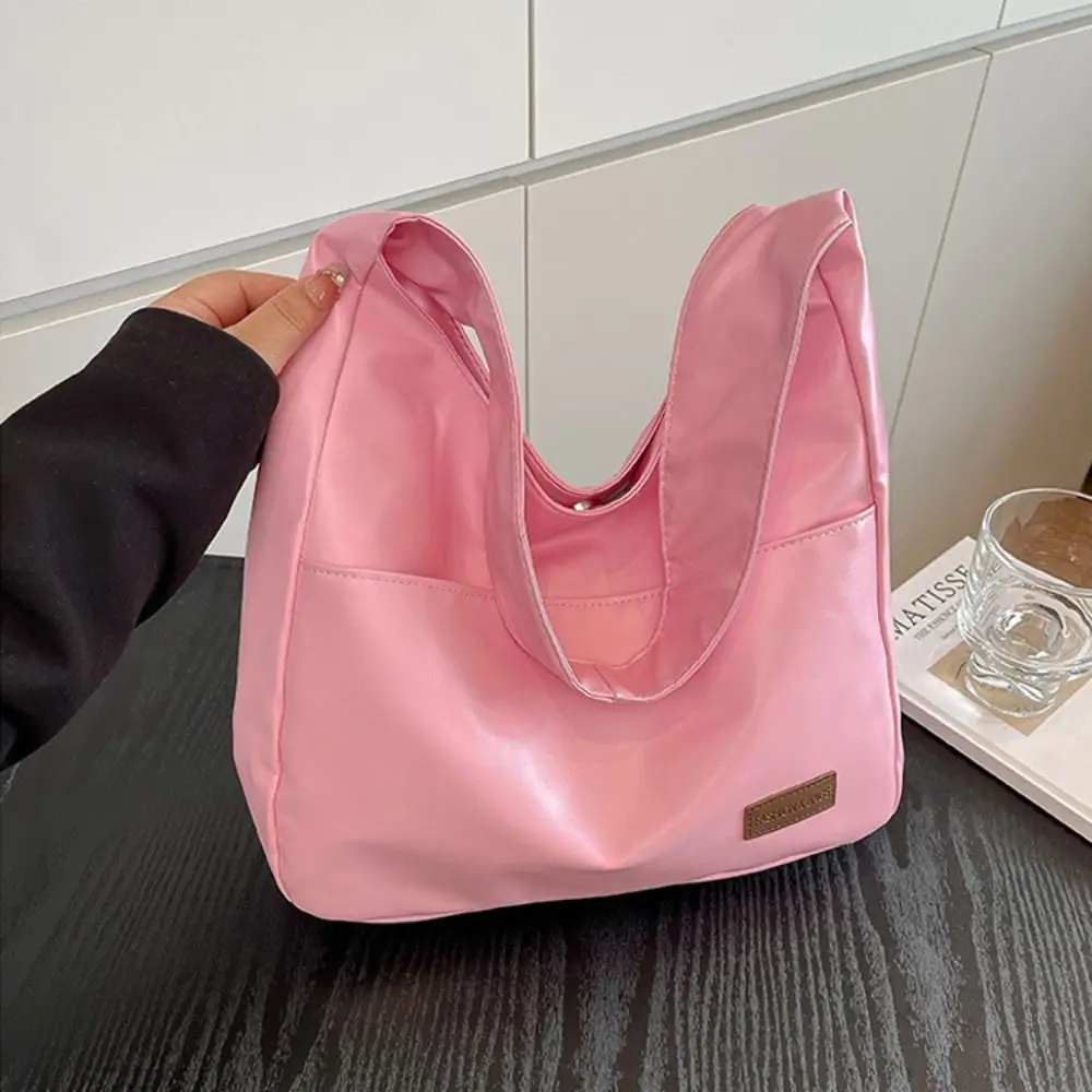 Bolso tote piel sintética suave estilo Y2K bandolera gran capacidad - imagen 4