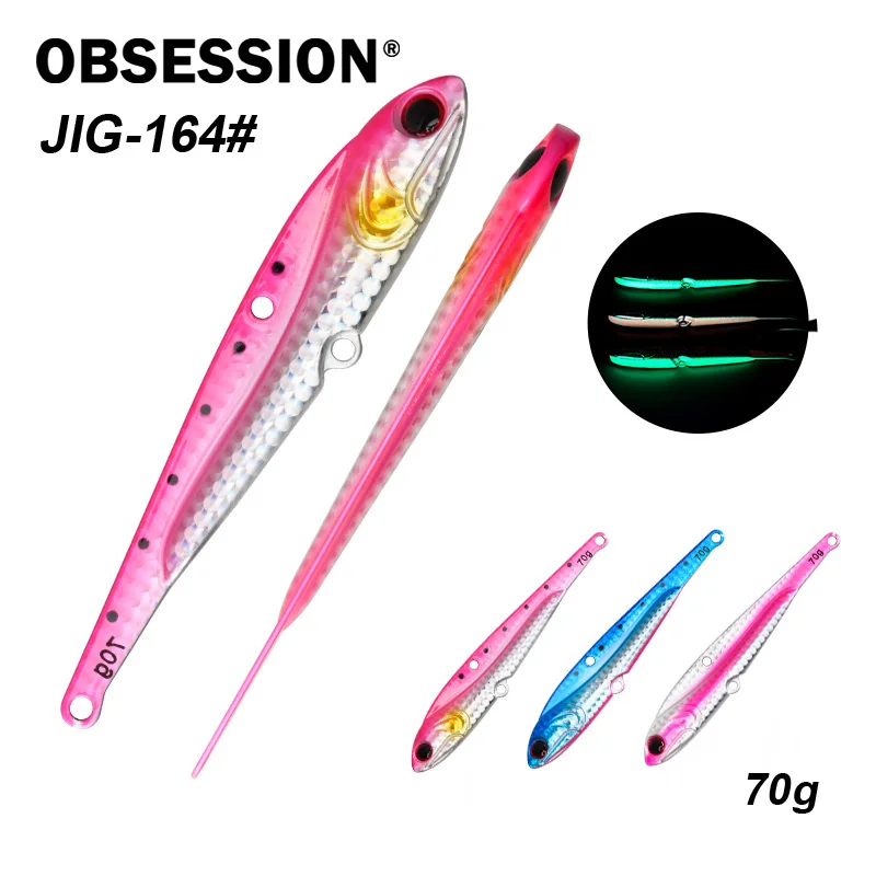 Obsession J164 VIB Jig metálico vibrante de hundimiento para atún - imagen 4