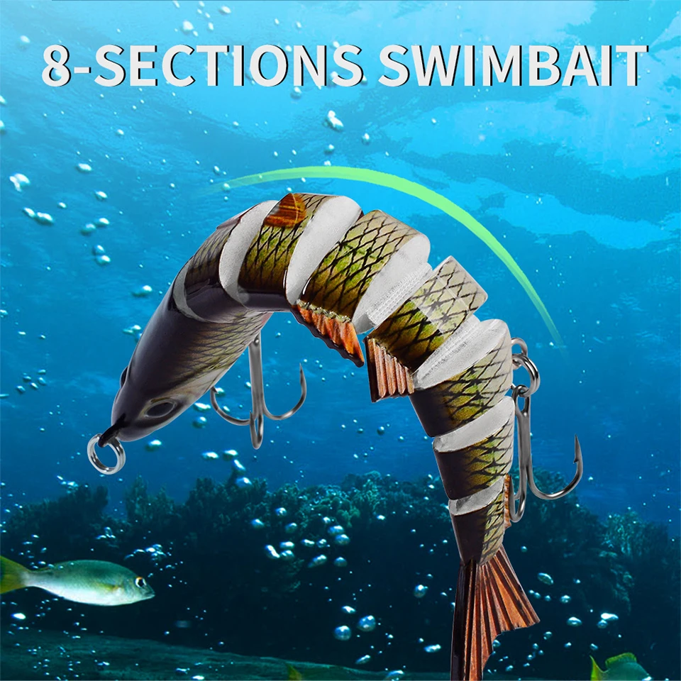 Señuelo articulado para lucios WALK FISH – varias secciones - imagen 3