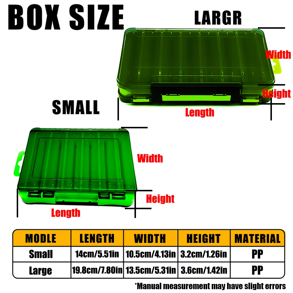 Caja organizadora doble cara para anzuelos, señuelos y cebos - imagen 5