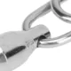 Esmerillones de pesca con anilla ovalada inox, cierre rápido - imagen 4