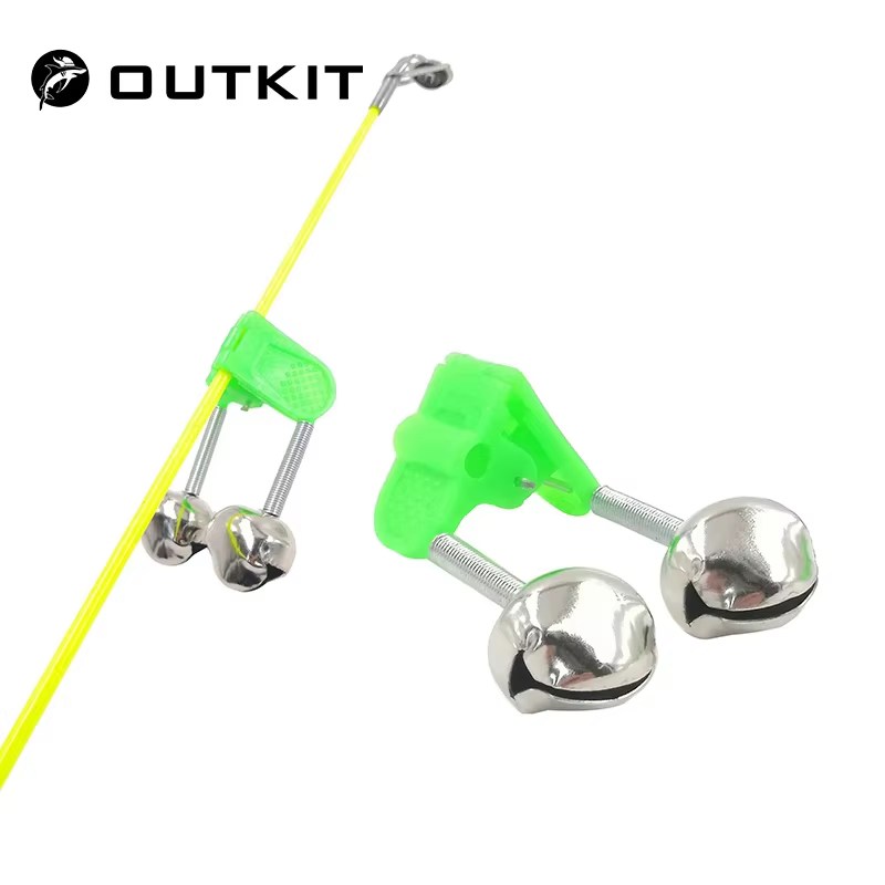 Alarmas mordedura OUTKIT LED verde ABS metal pesca - imagen 3
