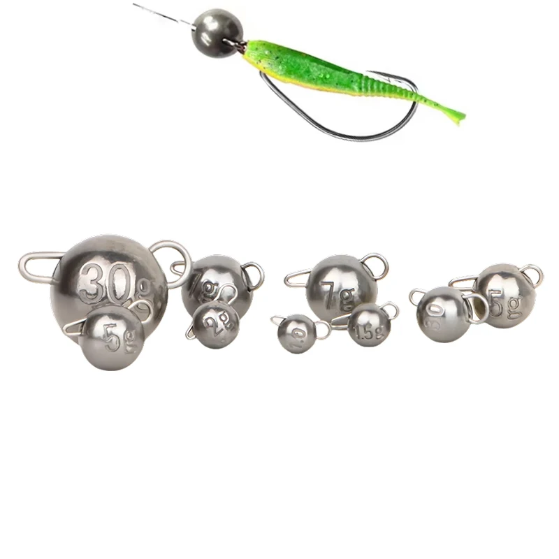 Pesas de tungsteno Cheburashka para señuelos blandos