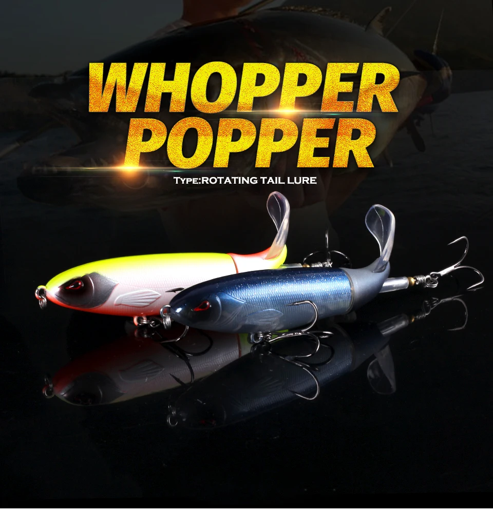 SEÑUELO Whopper Popper en detalle