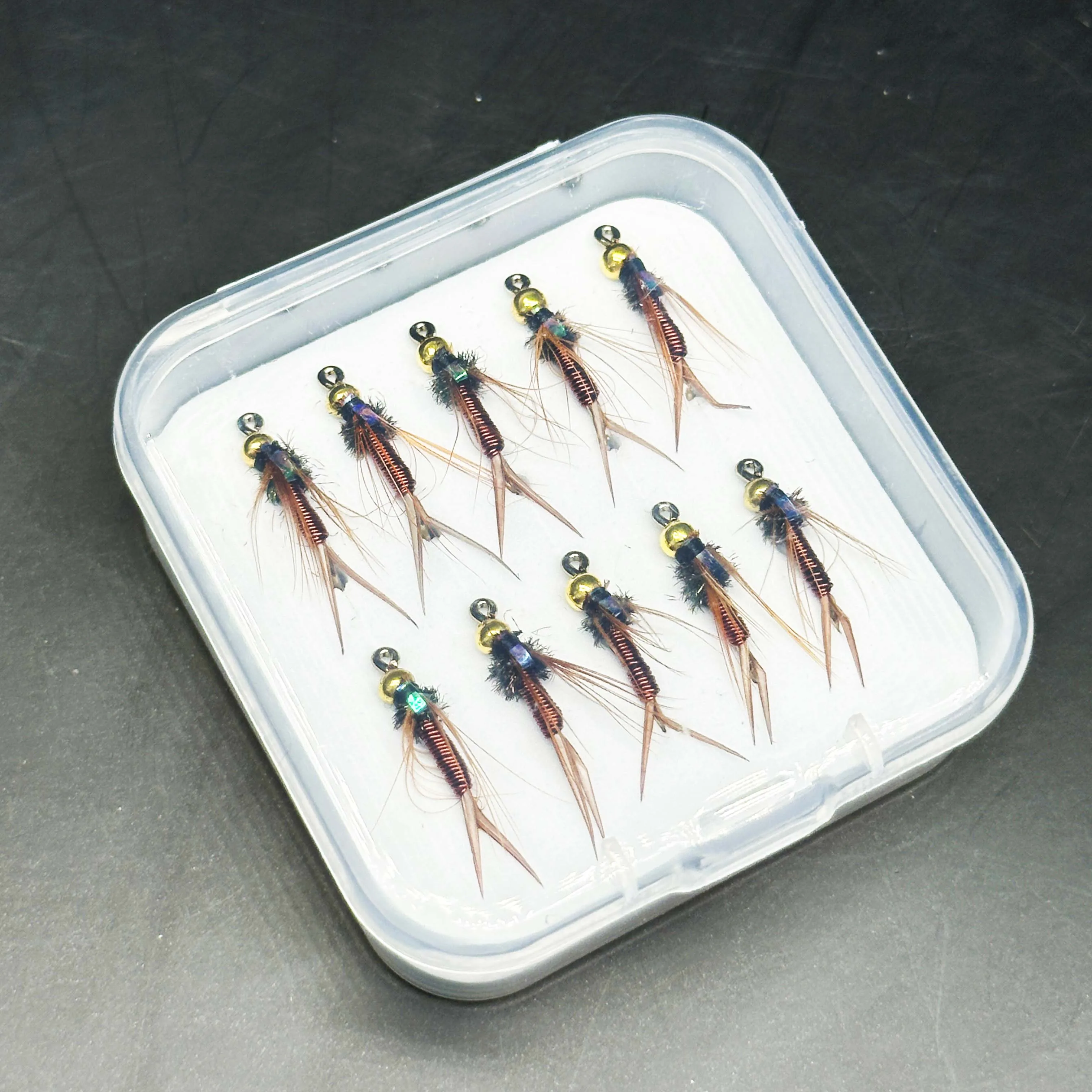 Brasshead y patrones de mosca para agua dulce