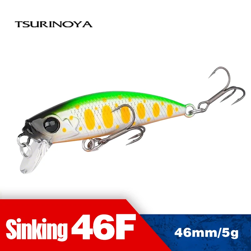 TSURINOYA Intruder 46S señuelo hundido trucha anzuelos deslizantes - imagen 2