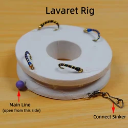 Ninfa Lavaret Sabiki dorado azul para lubina