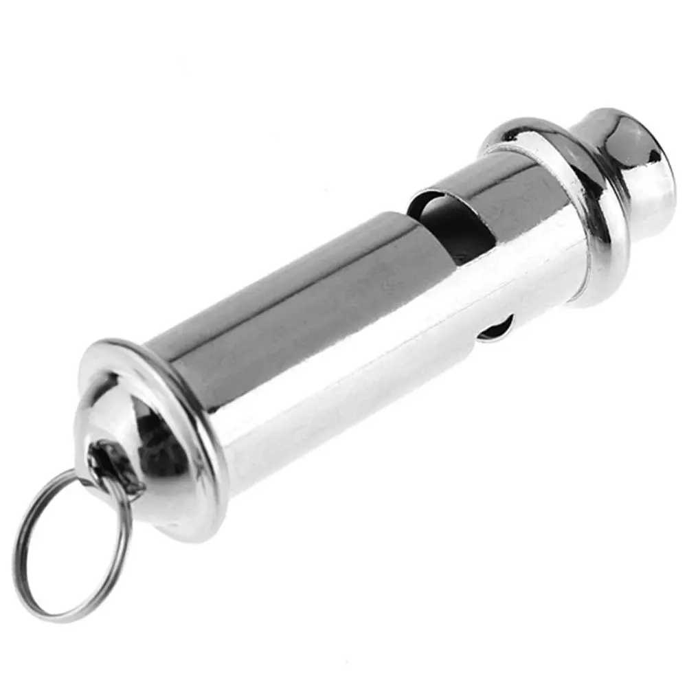 Silbato de supervivencia de metal con cordón portátil - imagen 5