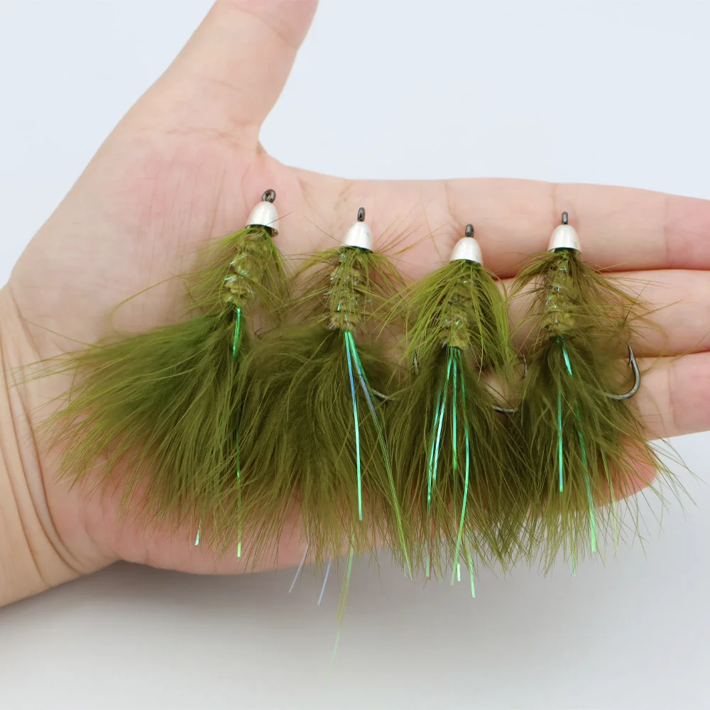 Wifreo Streamer Woolly Bugger Stinger – pesca mosca trucha - imagen 3