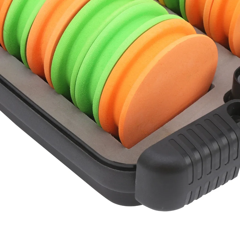 Detalle de bobinas de EVA/ABS para almacenamiento de línea