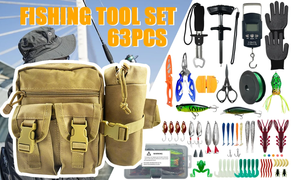 Kit completo para pesca