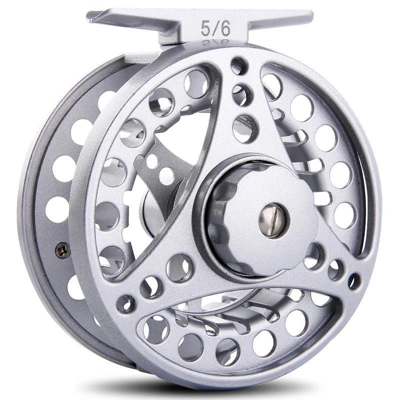 Sougayilang Carrete de pesca con mosca aluminio resistente – rueda