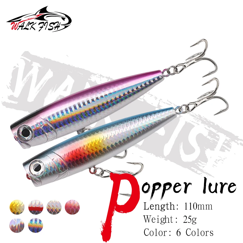 WALK FISH Popper 110mm – Señuelo flotante para mar