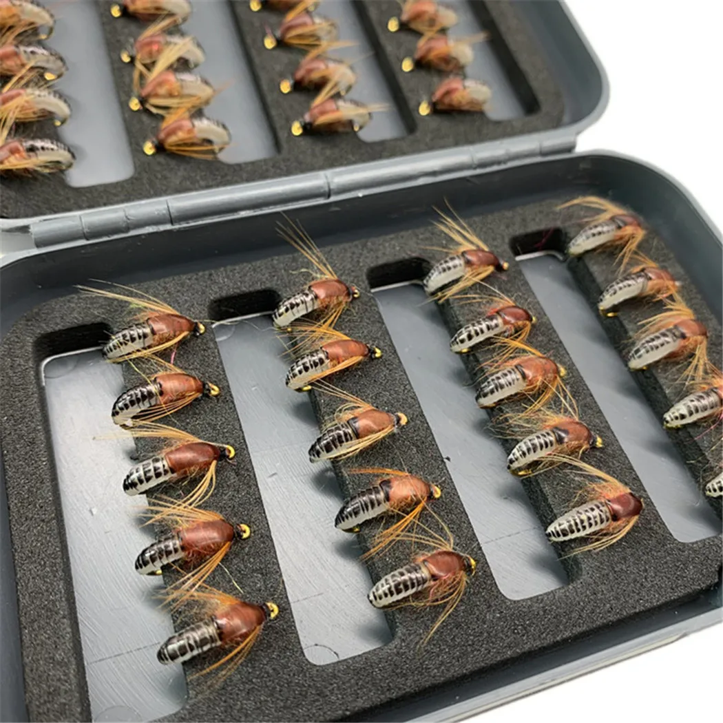 Señuelos ninfa para pesca con mosca: imitación de insectos