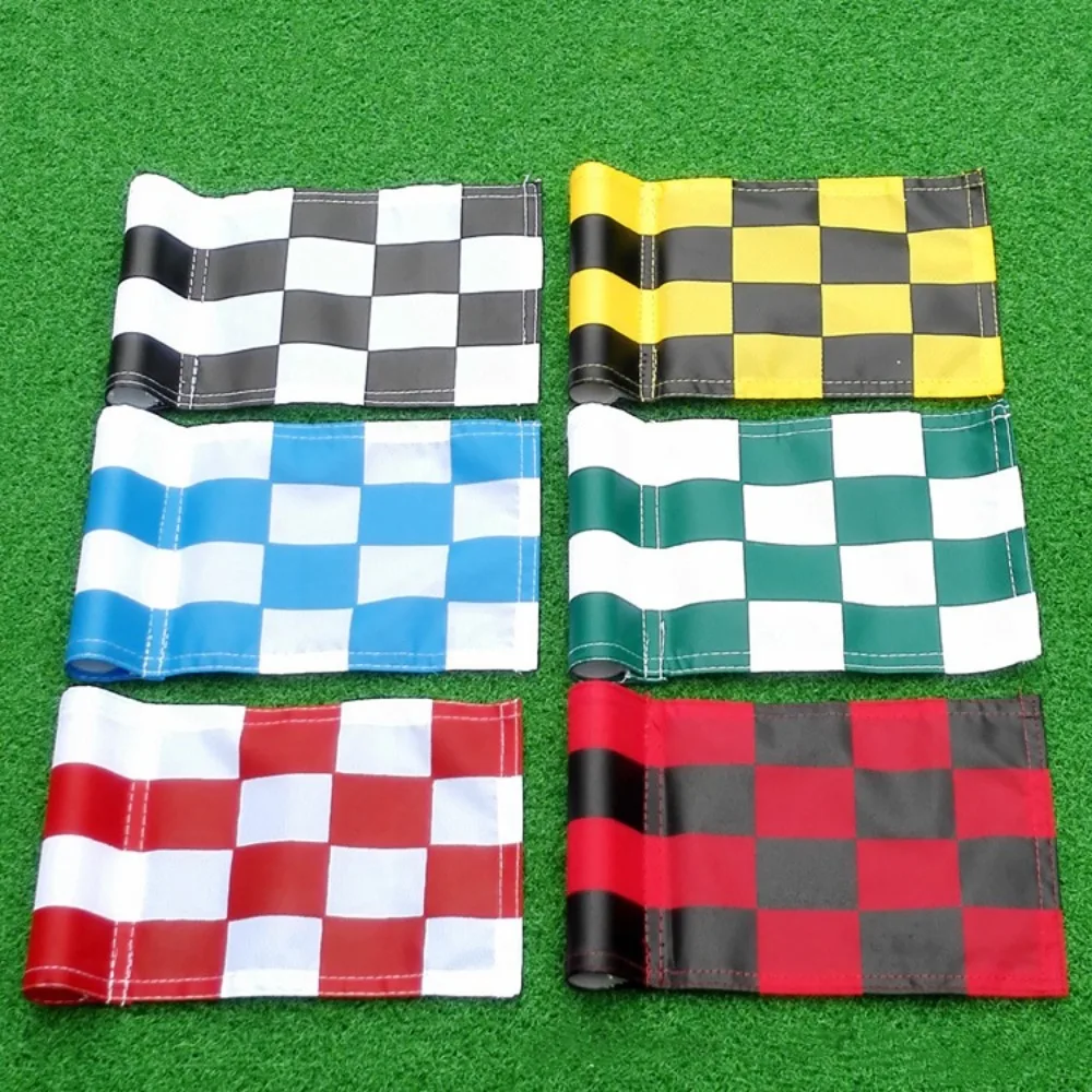 Banderas de golf en nylon 420D para entrenamiento exterior con orificio - imagen 3