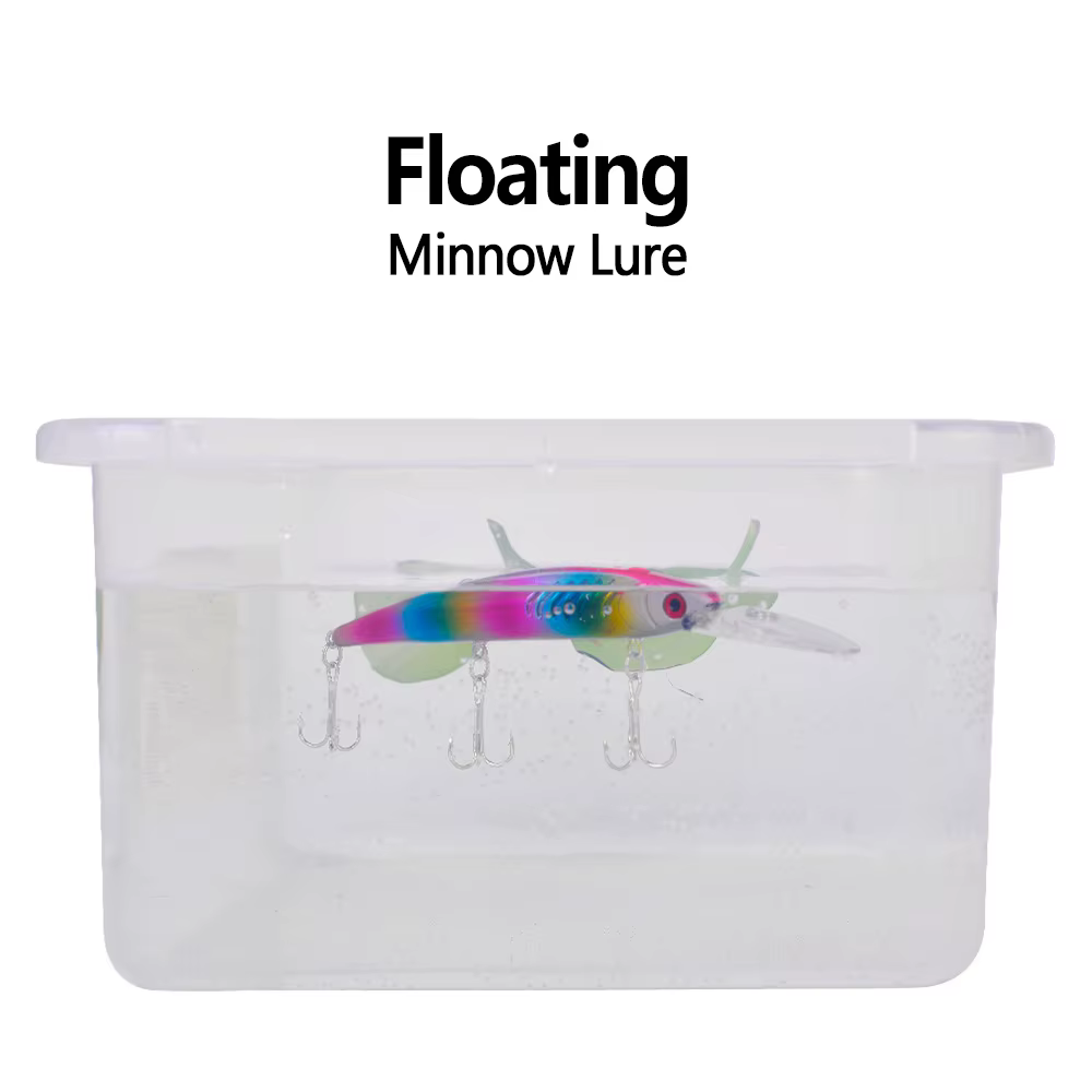 PRO BEROS Wobbler flotante 15 cm x 13 g - Minnow para lubina y carpa - imagen 4