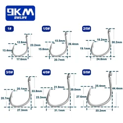 Anzuelo Circular 9KM Wide Gap – Lubina mar