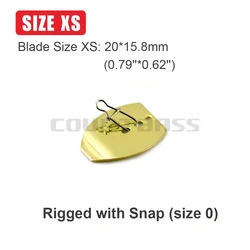 COUNTBASS Cuchillas de Vibración Acero Inoxidable – Broches Pesca