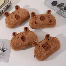 Estuche Capibara de Peluche – Bolsa Multifunción Grande para Lápices