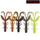 Señuelo Grub Worm Jig con doble pala vibradora para lubina - imagen 3