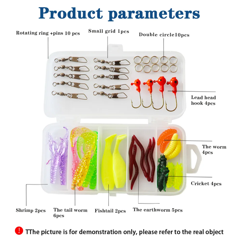 FREE FISHER Caña telescópica portátil con combo baitcasting y jig - imagen 5